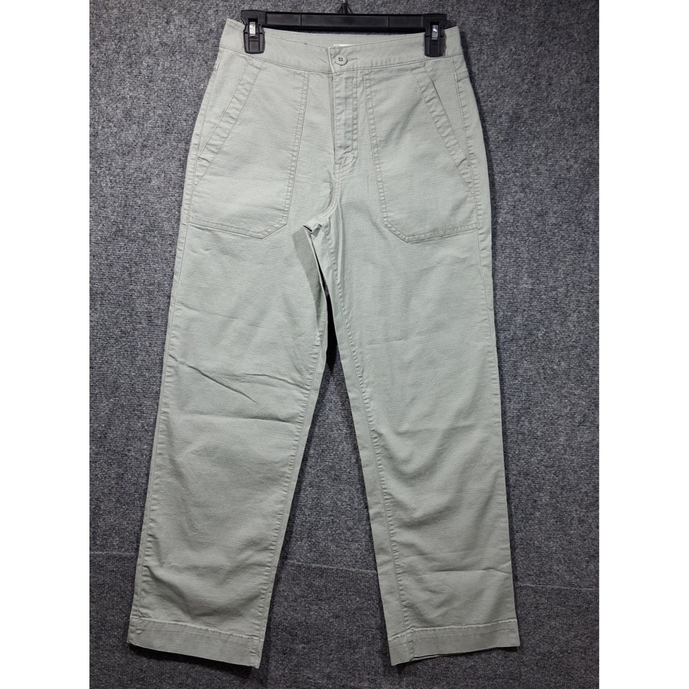 Habitual Womens High‎ Rise Utility Carpenter Pants Sage Green Ripstop Size 0/25